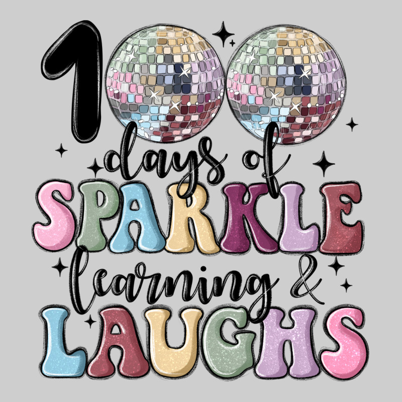 100 Days Of Sparkle Learning And Laugh Faux Sequin Premium Tee by MaliasSmallBusiness | Teevron
