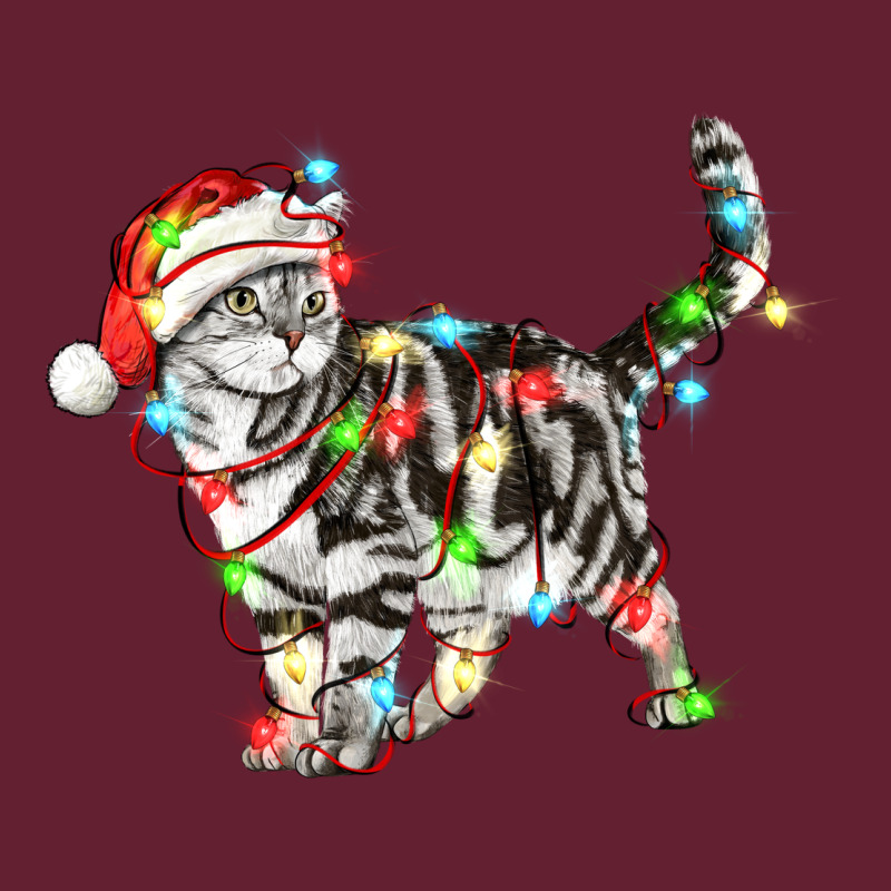 Christmas American Shorthair Cat Classic Tee by LillyAllenDesigns | Teevron
