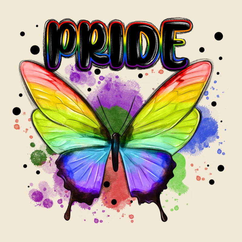Rainbow Butterfly Pride Lgbtq Premium Tee by MaliasSmallBusiness | Teevron