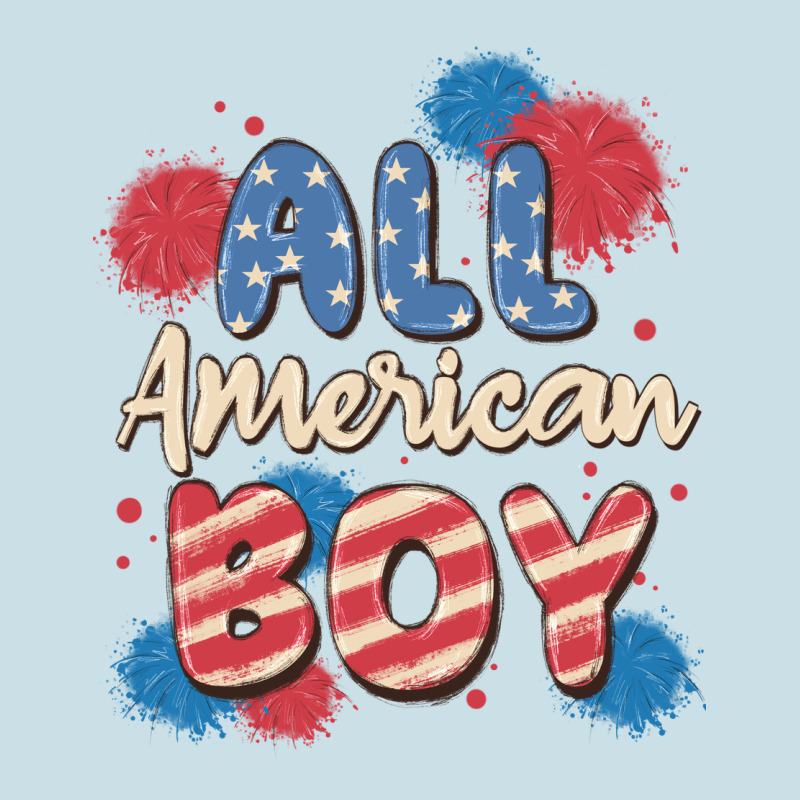 All American Boy Ladies Tee by MaliasSmallBusiness | Teevron