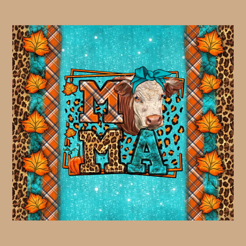 Western Fall Cow Mama Vintage Hoodie by LillyAllenDesigns | Teevron