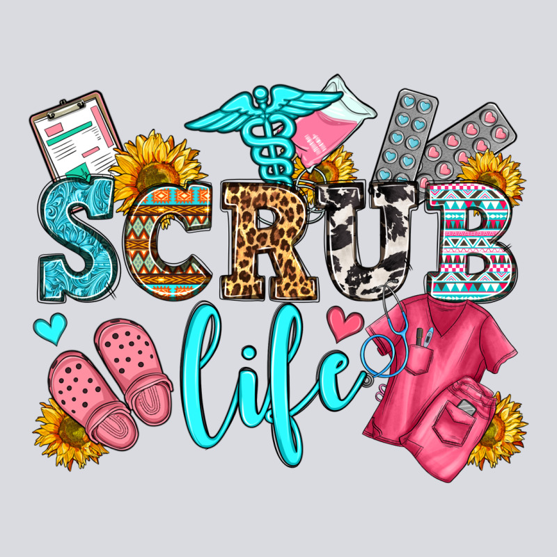 Scrub Life Olivia Zipper Hoodie by OliviaCreatesArt | Teevron