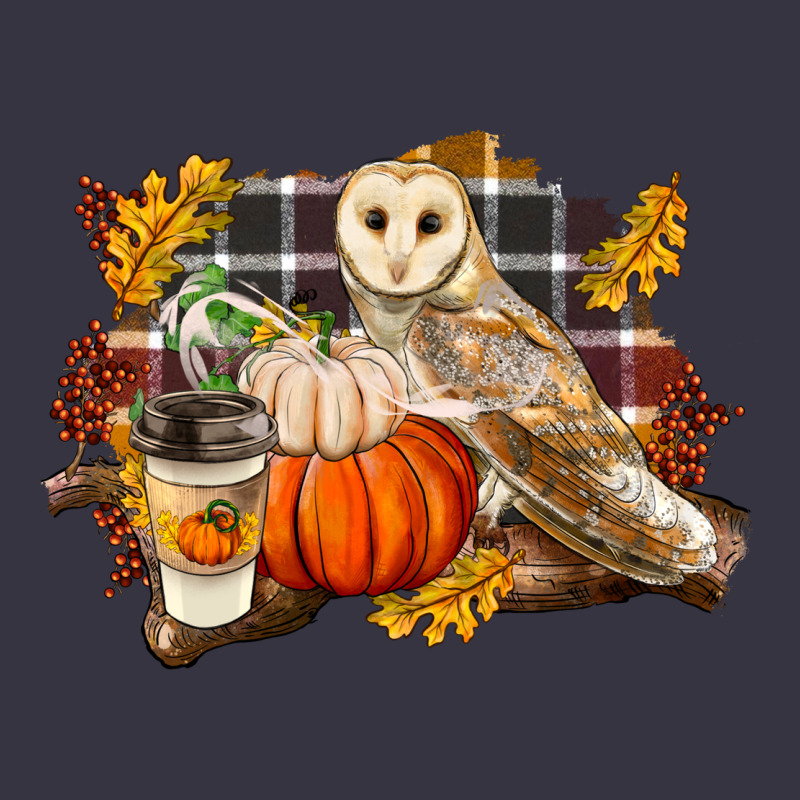Fall Barn Owl Vintage Hoodie by LillyAllenDesigns | Teevron