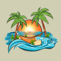 Sunset Beach Scene Heavy Core Tee | Teevron