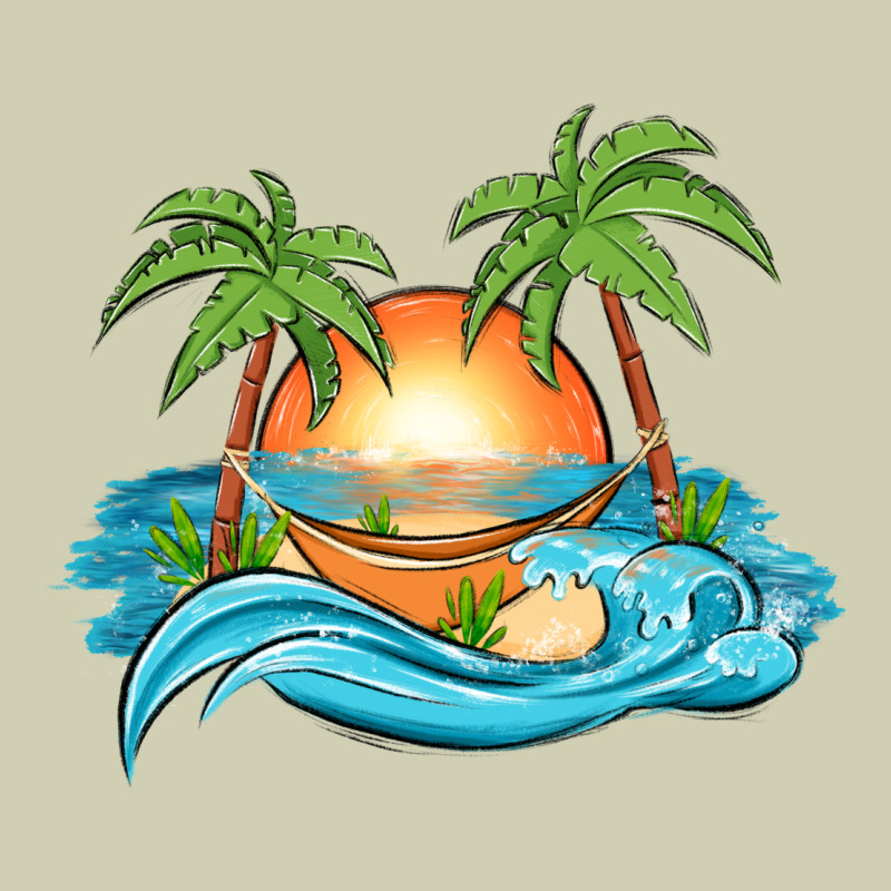 Sunset Beach Scene Heavy Core Tee by MaliasSmallBusiness | Teevron