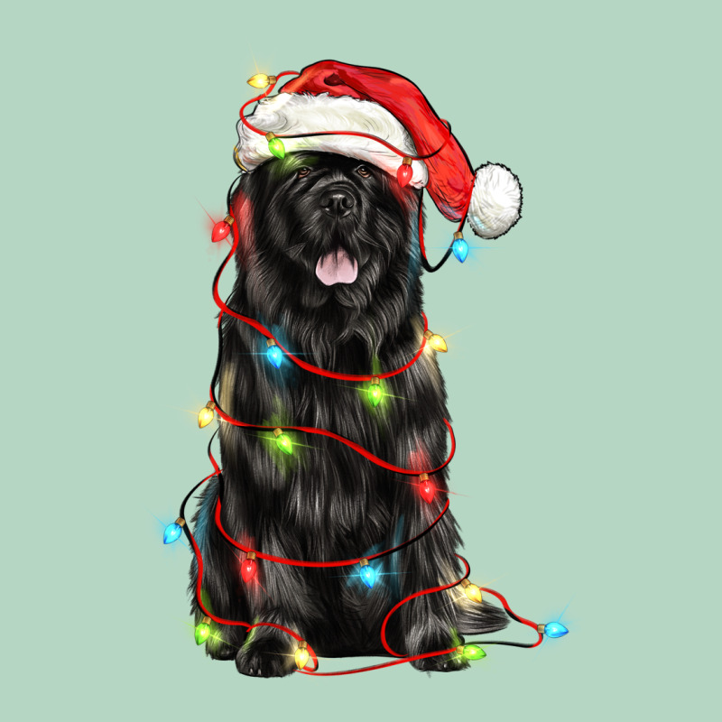 Christmas Newfoundland Dog Classic Tee by LillyAllenDesigns | Teevron
