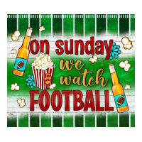on sunday we watch football tumbler | Teevron