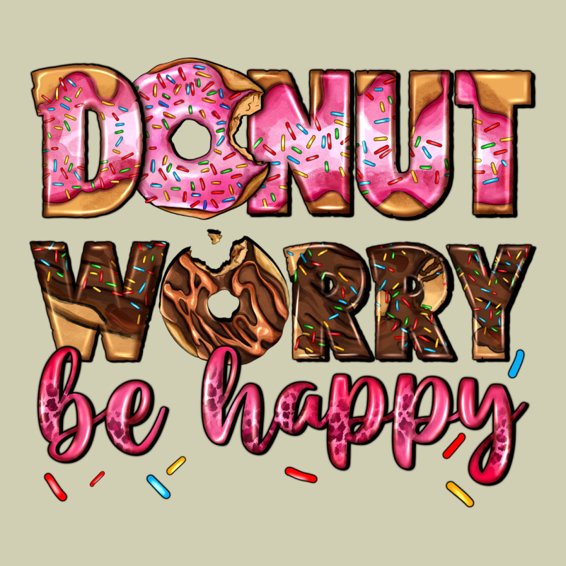 Donut Worry Be Happy Heavy Core Tee by AdoDesignShop | Teevron