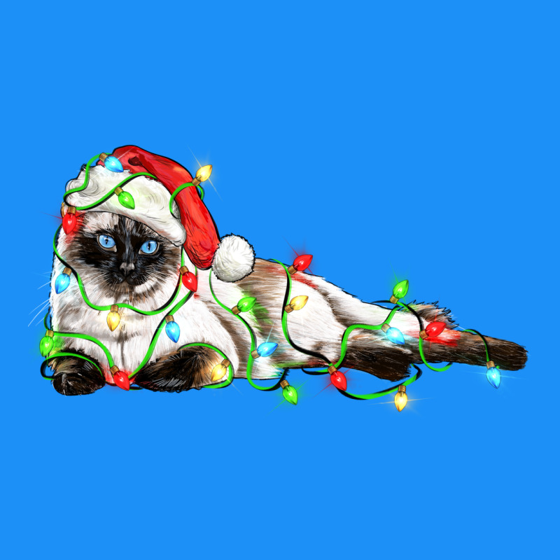 Christmas Siamese Cat Classic Tee by LillyAllenDesigns | Teevron