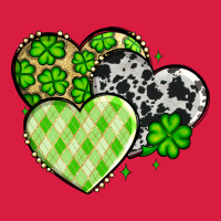 St. Patrick's Day Cowhide Hearts Premium Hoodie | Teevron