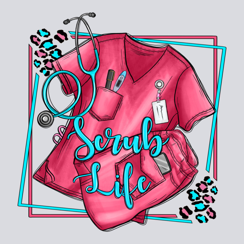 Nurse Scrub Life Olivia Zipper Hoodie by OliviaCreatesArt | Teevron