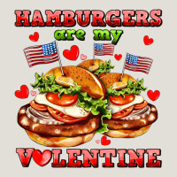 Hamburger Are My Valentine Heavy Core Tee | Teevron