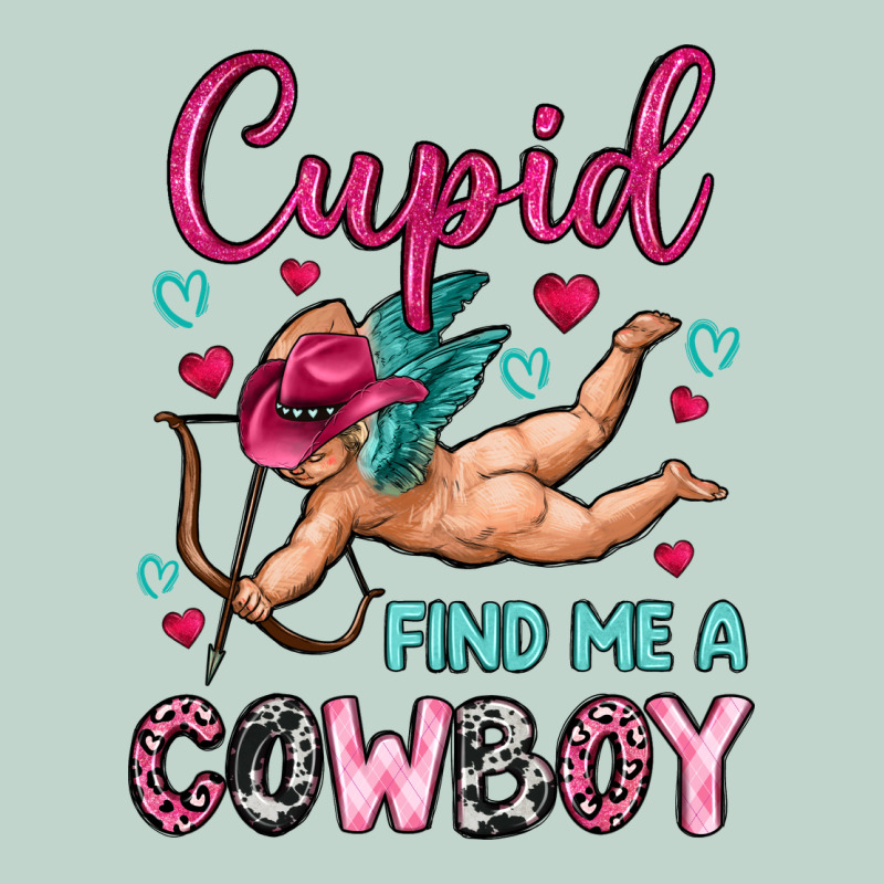Cupid Find Me A Cowboy Zipper Hoodie by OliviaCreatesArt | Teevron