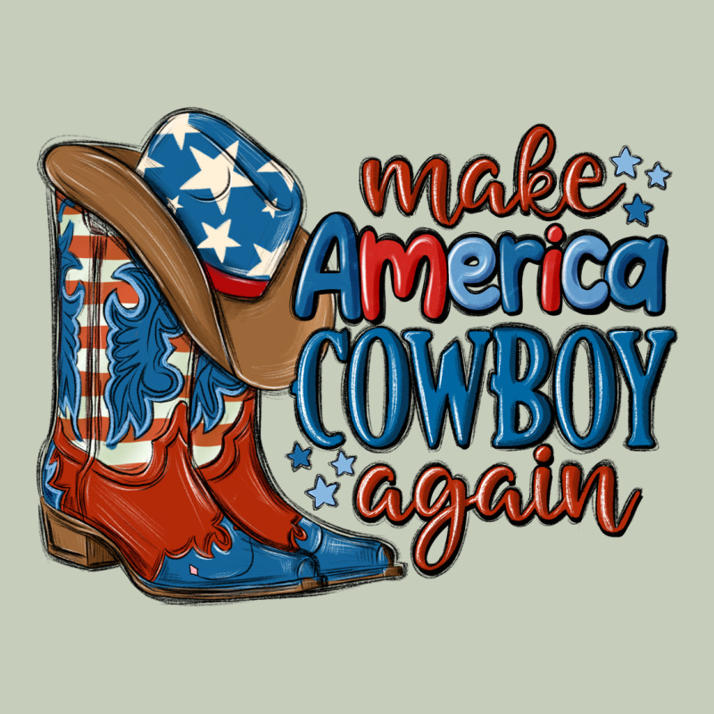 Make America Cowboy Again Ladies Tee by MaliasSmallBusiness | Teevron