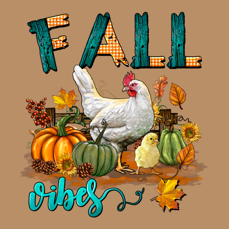 Fall Vibes Chicken Vintage Hoodie by LillyAllenDesigns | Teevron