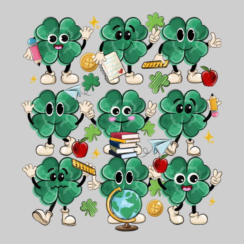 Teacher St Patrick Day Clovers Premium Tee by MaliasSmallBusiness | Teevron