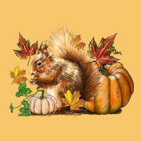 Fall Squirrel Vintage Hoodie | Teevron