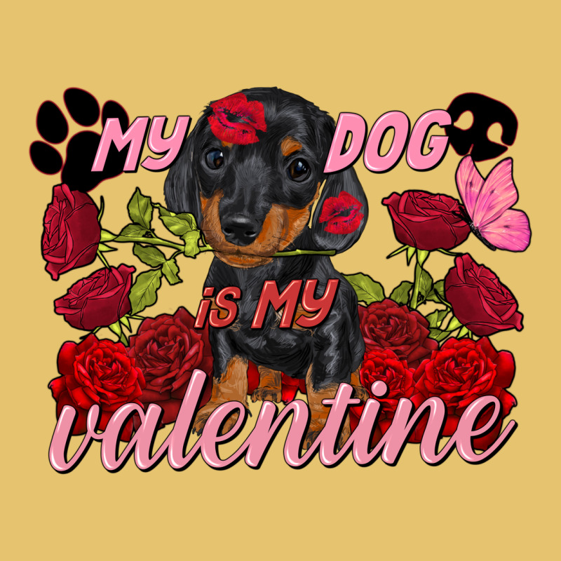 My Dog Is My Valentine Valentine's Day Premium Sweatshirt by FaDigitalArtStudio | Teevron
