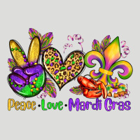Peace Love Mardi Gras Olivia Zipper Hoodie | Teevron