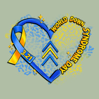 World Down Syndrome Day Heart Urban Heavy Tee | Teevron