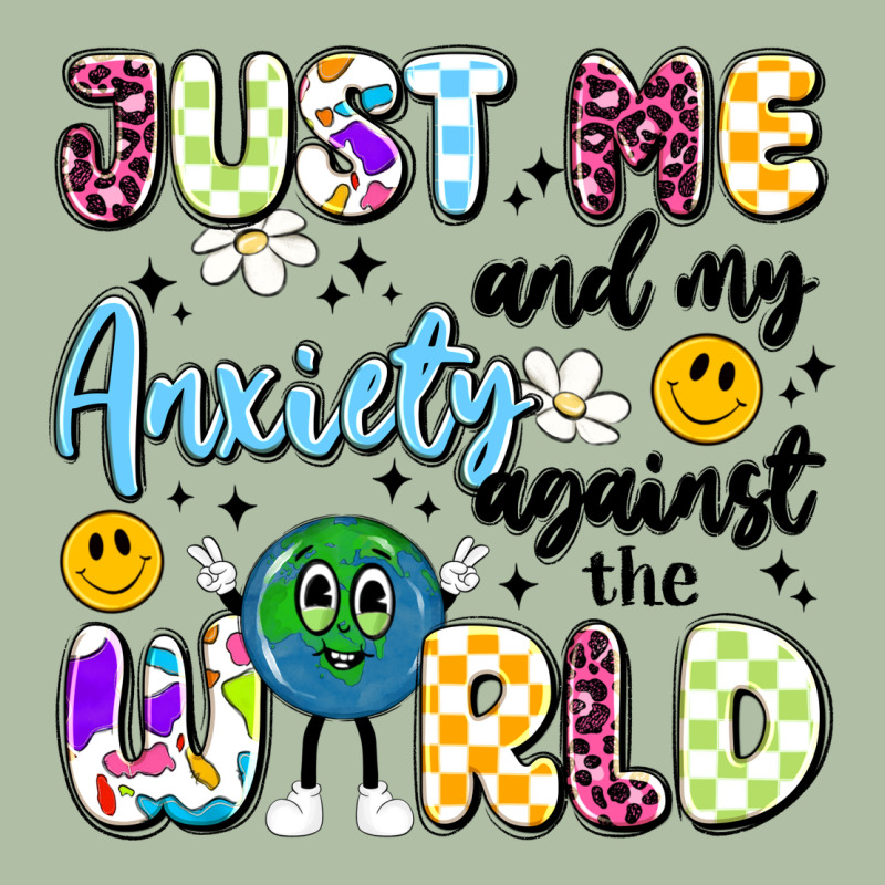 Just Me And My Anxiety Against The World Urban Heavy Tee by Artiststas | Teevron