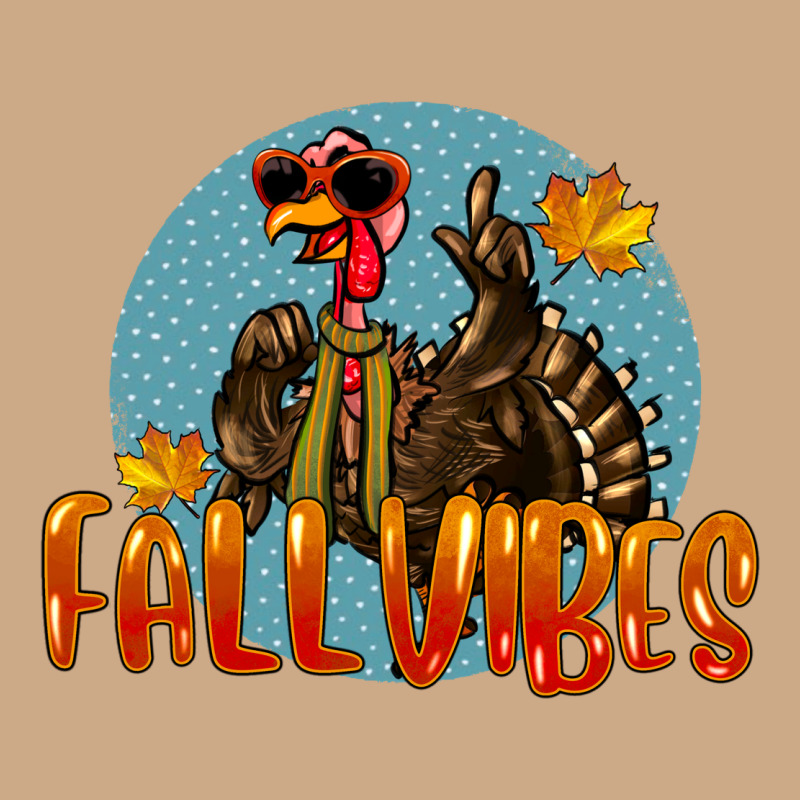 Fall Vibes Turkey Vintage Hoodie by LillyAllenDesigns | Teevron