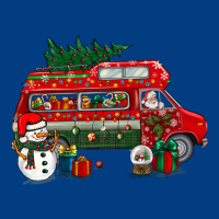Christmas Santa Claus With Retro Van Premium Sweatshirt | Teevron