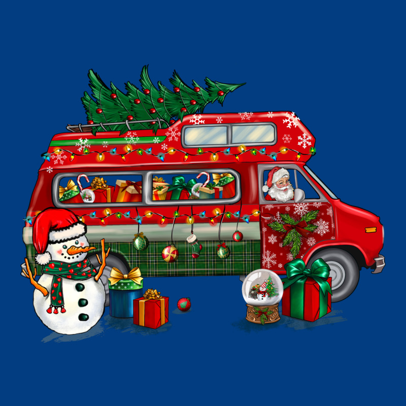 Christmas Santa Claus With Retro Van Premium Sweatshirt by BundleAndBundleShop | Teevron