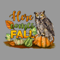 Here Comes Fall Owl Vintage Hoodie | Teevron