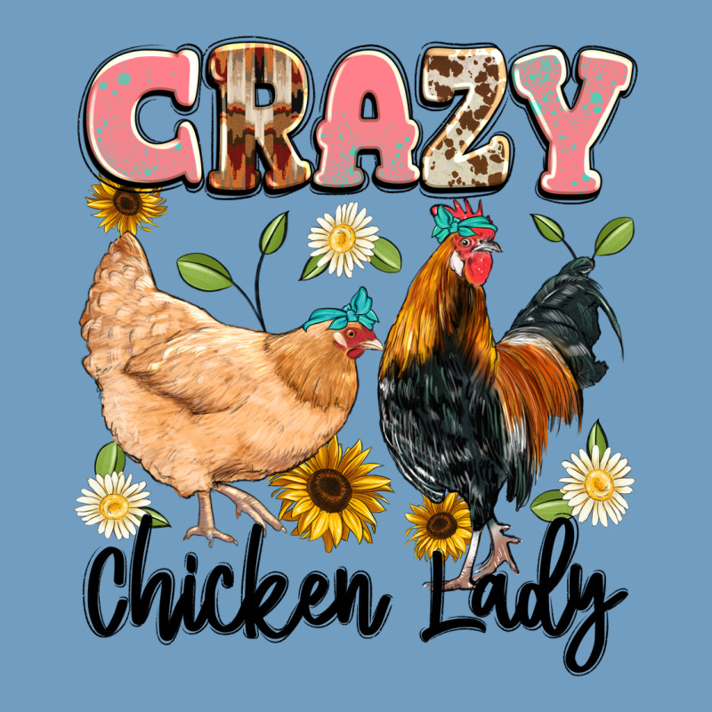 Crazy Chicken Lady Urban Heavy Tee by Artiststas | Teevron