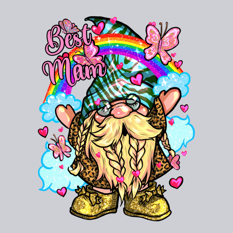 Best Mom Gnome Rainbow Clouds Butterfly Glitter Classic Tee by LillyAllenDesigns | Teevron
