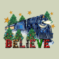 Believe Polar Express Christmas Trees Heavyweight Hoodie | Teevron