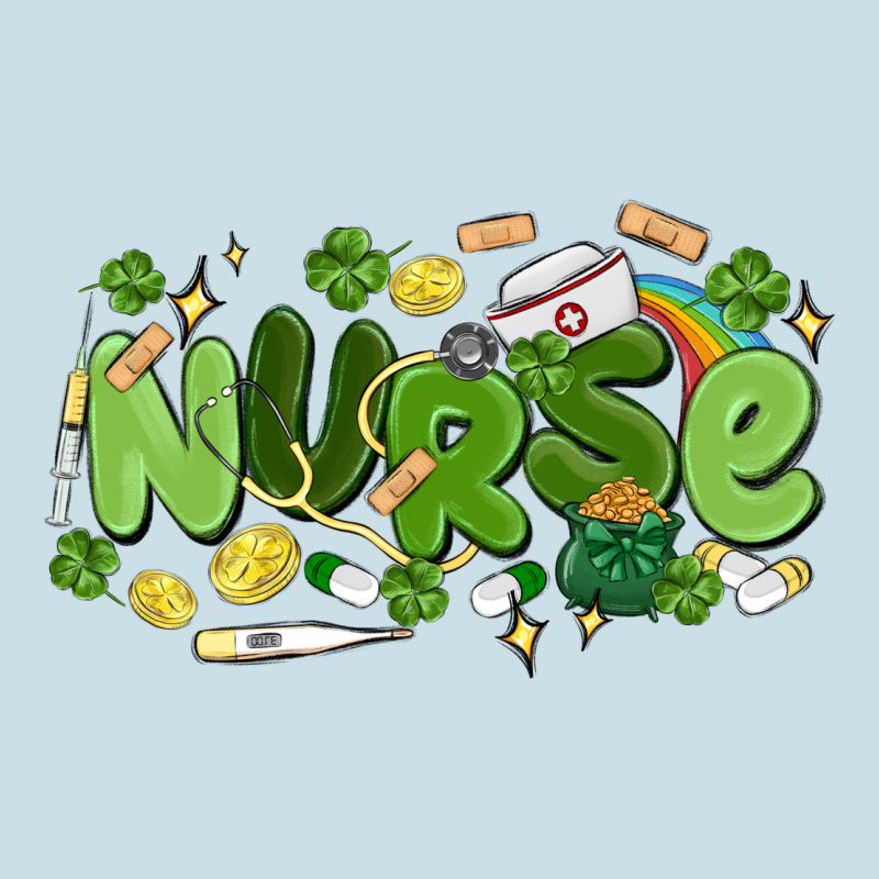 St.patrick's Day Nurse Ladies Tee by MaliasSmallBusiness | Teevron