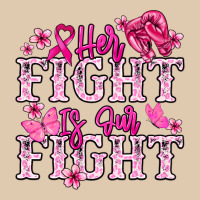 Her Fight Is Our Fight Cancer Awareness Heavyweight Sweatshirt | Teevron