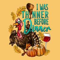 I Was Thinner Before Dinner Turkey Thanksgiving Vintage Hoodie | Teevron