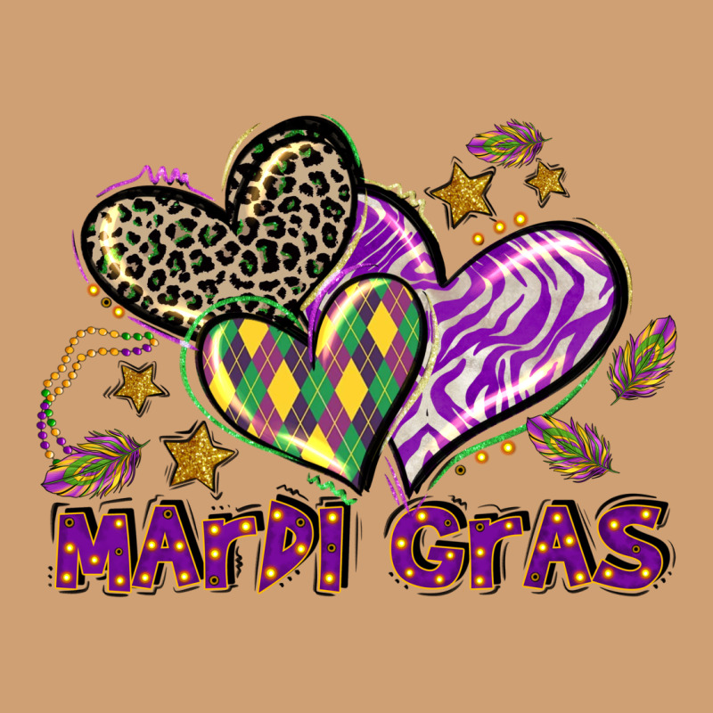 Mardi Gras Heart Vintage Tee by LillyAllenDesigns | Teevron