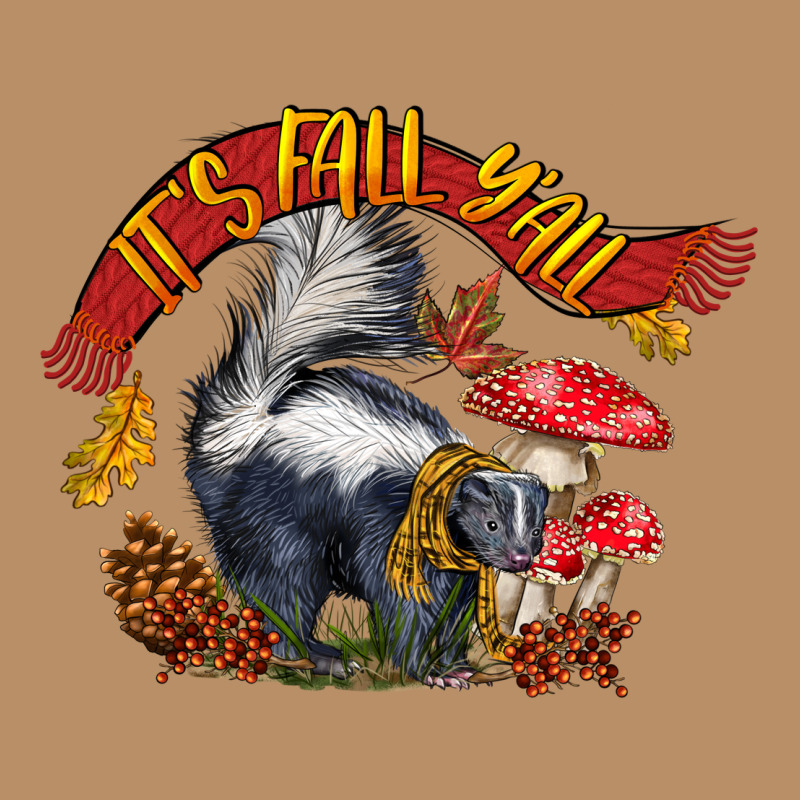It's Fall Y'all Skunk Vintage Hoodie by LillyAllenDesigns | Teevron