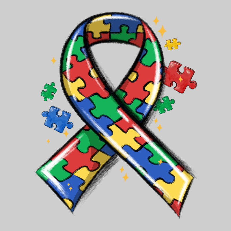 Autism Puzzle Ribbon Premium Tee by MaliasSmallBusiness | Teevron