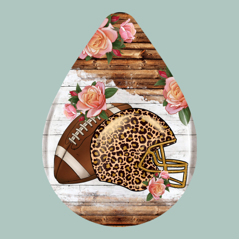 American Football And Western Roses Teardrop Premium Sweatshirt by BundleAndBundleShop | Teevron
