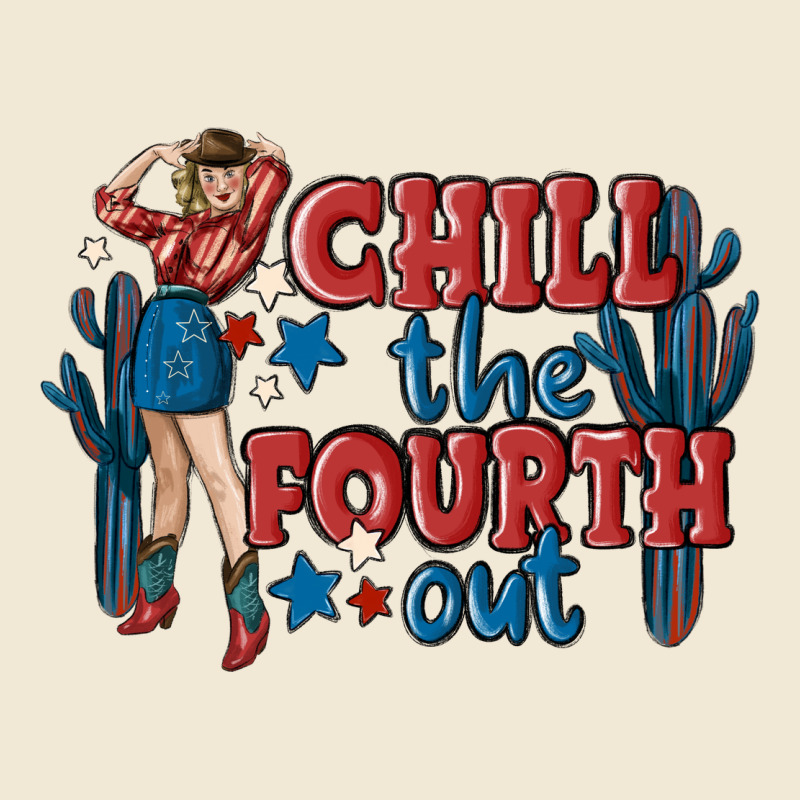 Chill The Fourth Out Malia Ladies Tee by MaliasSmallBusiness | Teevron