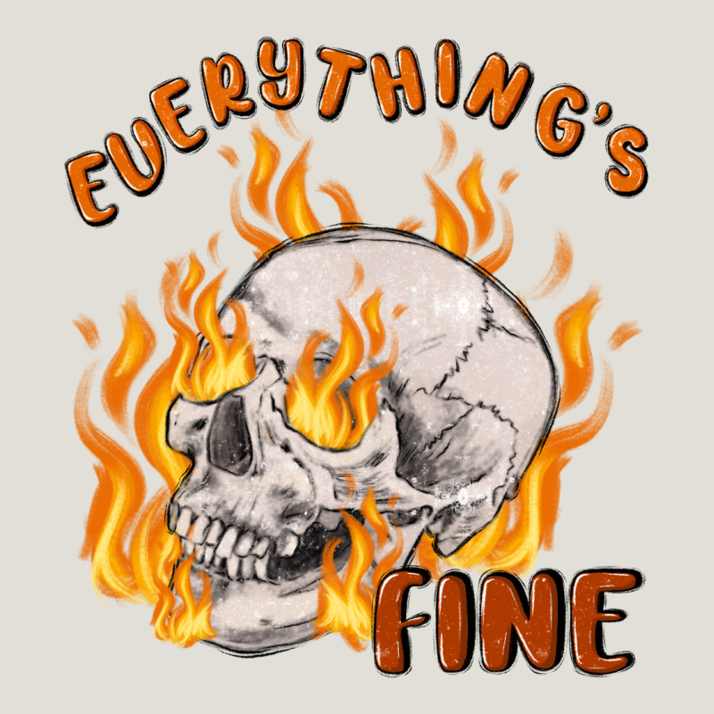 Everything's Fine Heavy Core Tee by MaliasSmallBusiness | Teevron