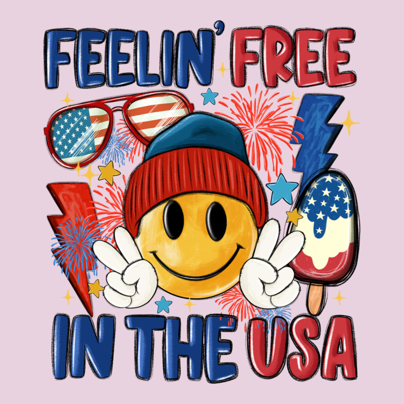 Feelin Free In The Usa Ladies Tee by MaliasSmallBusiness | Teevron