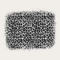Grey Leopard Background Zipper Hoodie | Teevron