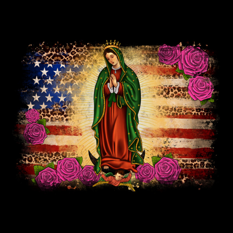 America Our Lady Of Guadalupe Premium Tee by JahusDesignShop | Teevron