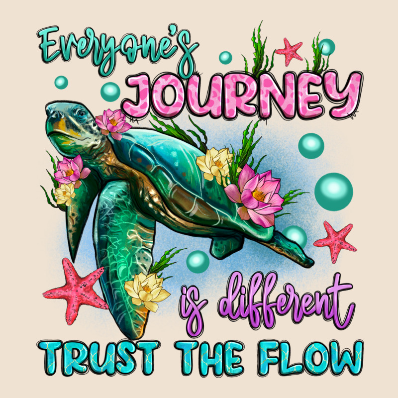 Everyone's Journey Is Different Trust The Flow Urban Heavy Tee by Artiststas | Teevron