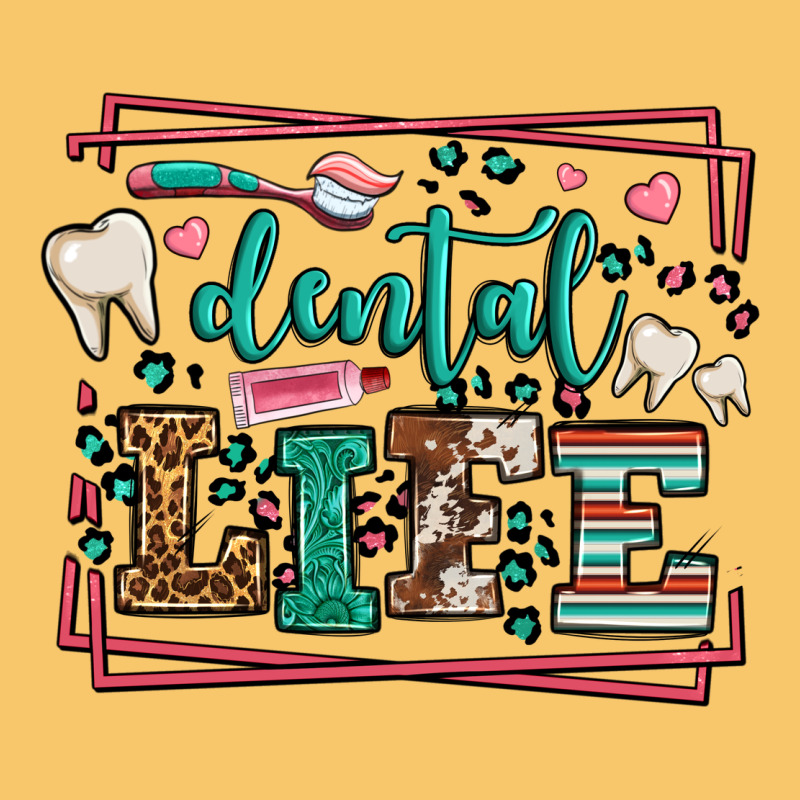 Dental Life Leopard Frame Vintage Hoodie by LillyAllenDesigns | Teevron