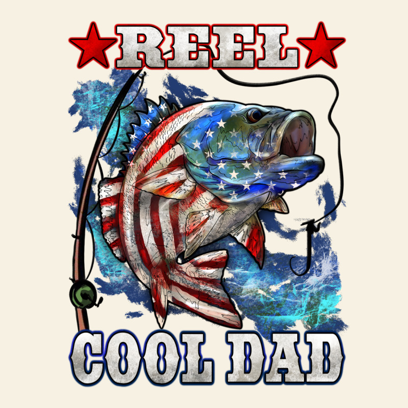 Reel Cool Dad Bass 4th Of July Vintage Tee by LillyAllenDesigns | Teevron
