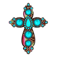 gemstone cross | Teevron