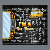 I'm A Bus Driver School Bus Black Heavyweight Sweatshirt | Teevron