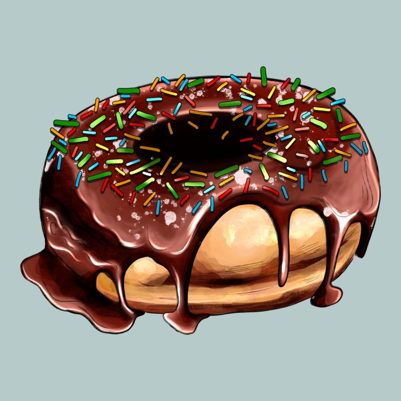 Chocolate Donut With Candies Heavy Core Tee by AdoDesignShop | Teevron
